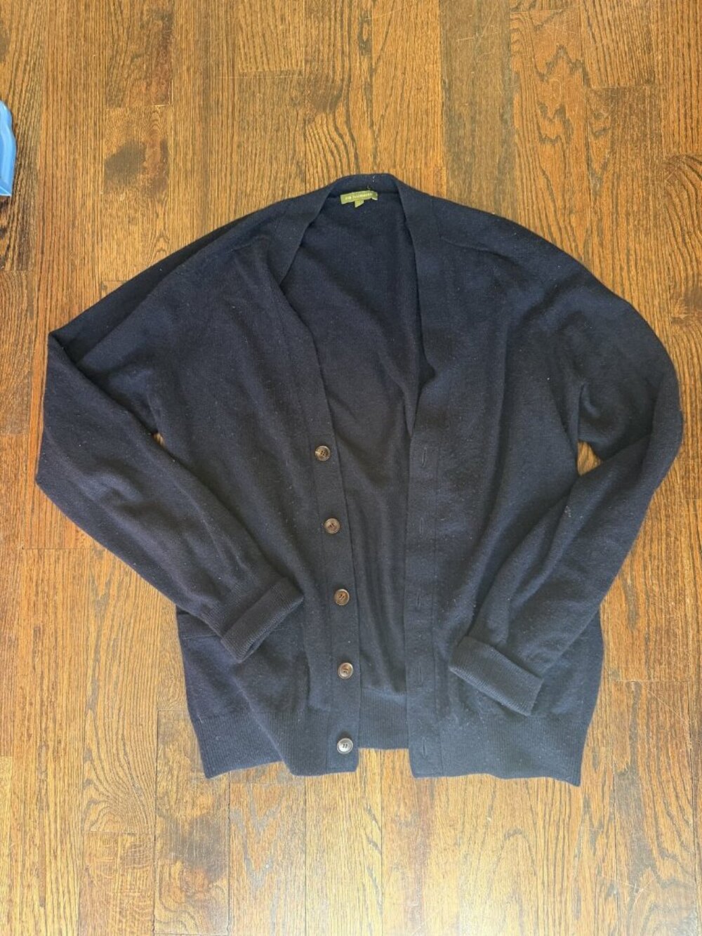 Sid Mashburn Navy Cashmere Cardigan Mens M